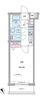 RELUXIA TOKYO EASTIII【5階】の間取り