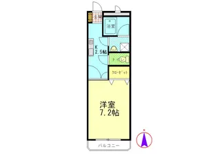 マンションLIVE【1階】の間取り