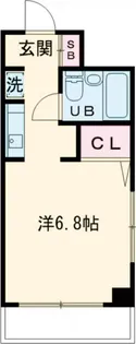 ソシアル甫坂【2階】の間取り