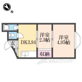 若葉荘【1階】の間取り