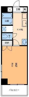 ハイツ楡の森【6階】の間取り