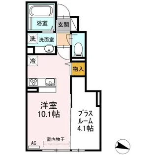 サンハイム・ケイ【1階】の間取り