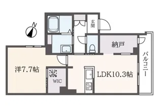 アベコーポ【1階】の間取り