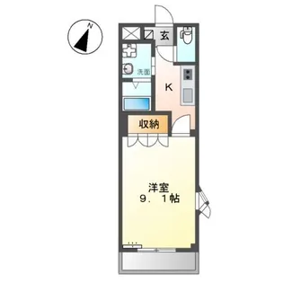クレア・パル【2階】の間取り