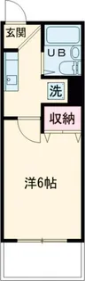 睦町ハイツ【1階】の間取り