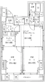 エミネンス鶴見中央ウィズビー【5階】の間取り