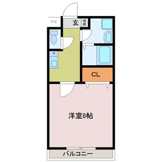 アルティス下池永【1階】の間取り