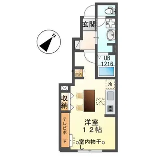 ワイズスクエア01(Y s square01)【1階】の間取り