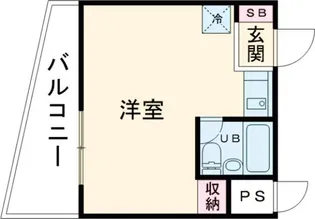 TOP五反野第3【2階】の間取り