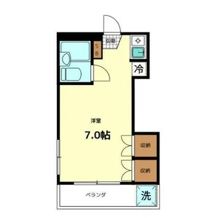 ヴィラージュ南台II【2階】の間取り