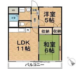 プレミール薬円台【3階】の間取り