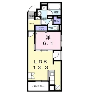 カーサ コロレ【1階】の間取り