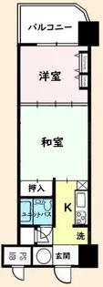 フラワーパレス白子【5階】の間取り