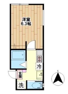 GCrest扇【1階】の間取り