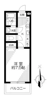 フローラ シオン【3階】の間取り