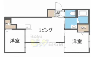 La・isola白石【4階】の間取り