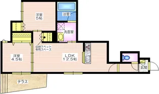 サンピア【1階】の間取り