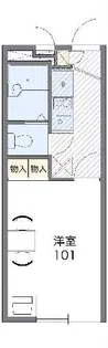 レオパレスOLIVE【1階】の間取り