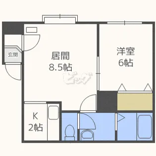 VALON(バロン)【2階】の間取り