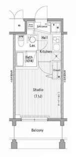 ガーラ・プレシャス横濱関内【6階】の間取り