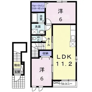 フォレスト I【2階】の間取り