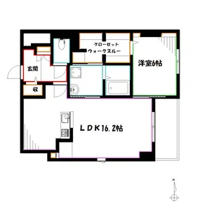 ekao【3階】の間取り