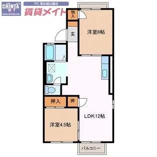 エムビレージ【1階】の間取り