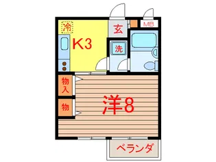 マロニー常盤台【2階】の間取り