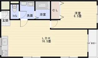 サイドテール高井田【3階】の間取り