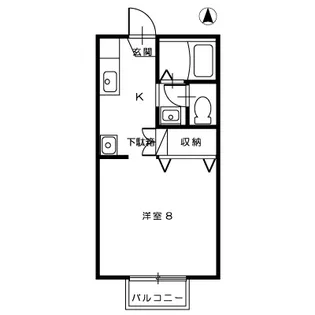 ラ・パレット【2階】の間取り