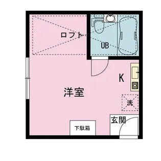 50ウォールA棟【2階】の間取り