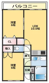 セントラルマンション【4階】の間取り