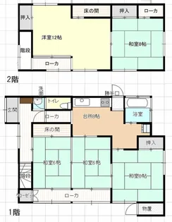 新潟県三条市条南町【一戸建】の間取り
