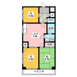 石神井台第二サンライフ【5階】の間取り