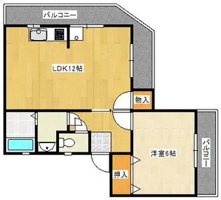 ミスターK北武庫之荘【3階】の間取り
