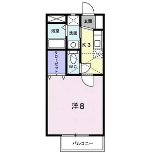 メゾンエクセルTS【1階】の間取り