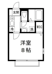 リバーシティ院内【1階】の間取り