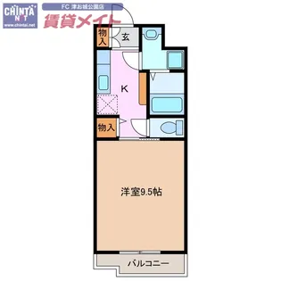 幸マンション【3階】の間取り