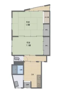 堀別荘【1階】の間取り
