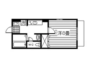 モナリエプライズB【2階】の間取り