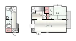 神奈川県横浜市青葉区美しが丘西1【アパート】の間取り