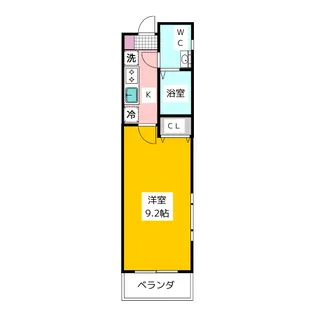 ピアコートTM武蔵関壱番館【2階】の間取り