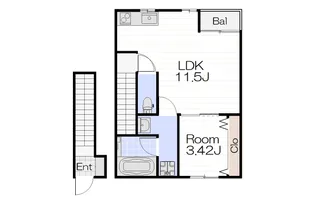 グランツリーカイザワ【2階】の間取り