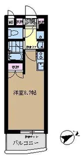 フレア金沢八景【6階】の間取り