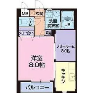 Le nord E【1階】の間取り