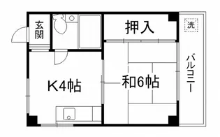 ハイツ横山【2階】の間取り