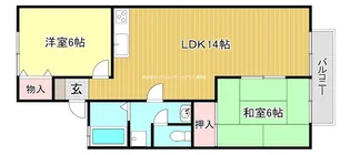 パストラル瀬田【2階】の間取り