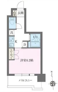 レジデンス門前仲町【2階】の間取り