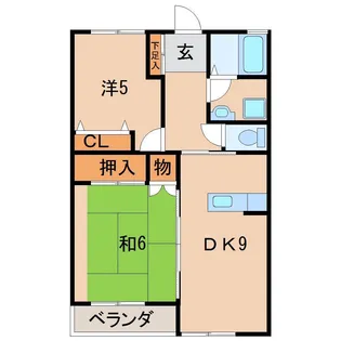 碧ハイツ【2階】の間取り