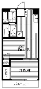 東京都板橋区小茂根2【マンション】の間取り